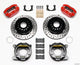 Wilwood Dynapro Dust-Boot P/S Park Brake Kit Drilled Red New Big Ford 2.50in Offset - Mammoth Racing -