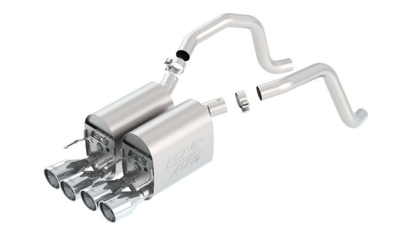 Borla 05-08 Chevrolet Corvette Coupe/Conv 6.0L/6.2L 8cyl Aggressive ATAK Exhaust (rear section only) - My Store