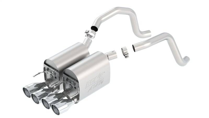 Borla 05-08 Chevrolet Corvette Coupe/Conv 6.0L/6.2L 8cyl Aggressive ATAK Exhaust (rear section only) - Mammoth Racing -