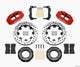 Wilwood Narrow Superlite 4R Front Kit 12.19in Drilled Red 82-86 Jeep CJ - Mammoth Racing -