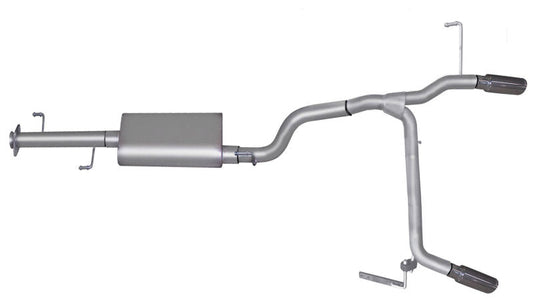 Gibson 07-14 Toyota FJ Cruiser Base 4.0l 2.5in Cat-Back Dual Split Exhaust - Aluminized - My Store