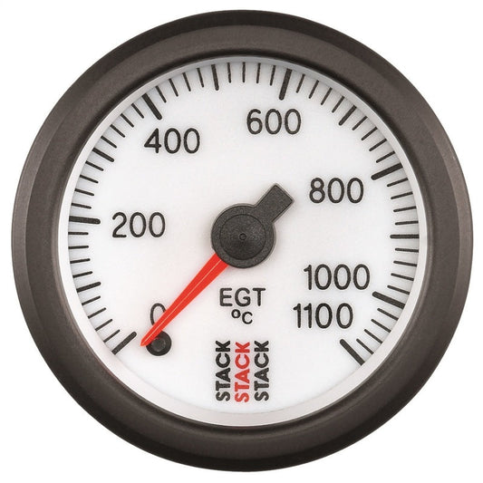 Autometer Stack 52mm 0-1100 Deg C Pro Stepper Motor Exhaust Gas Temp Gauge - White - My Store