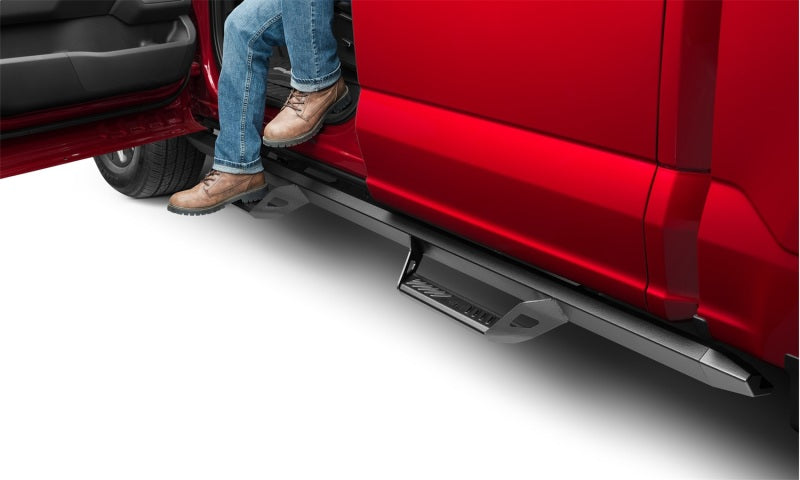 N-Fab Predator Pro Step System 15-17 Ford F-150 / Raptor SuperCrew - Tex. Black - Mammoth Racing -