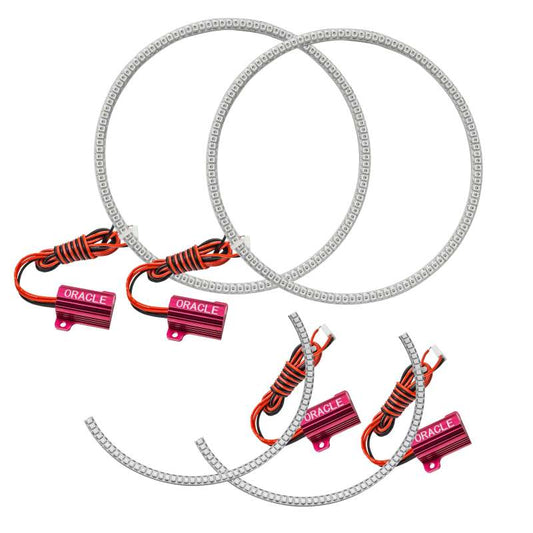 Oracle Toyota Tundra 14-17 LED Dual Halo Kit - White - Mammoth Racing -