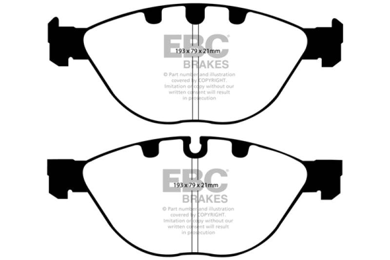 EBC 06-10 BMW M5 5.0 (E60) Redstuff Front Brake Pads - My Store