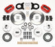 Wilwood Dynapro Dust-Boot Front Kit 11.00in Red 1965-1969 Mustang Disc & Drum Spindle - My Store
