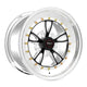 Weld Full Throttle 15x7 / 5x4.5 BP / 3.5in. BS Black Wheel - Polished Non Beadlock - Mammoth Racing -