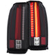 ANZO 2015-2017 Chevrolet Suburban/Tahoe LED Taillights Black - Mammoth Racing -