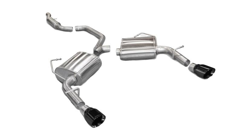 Corsa 11-13 Chrysler 200/Dodge Avenger V6 Polished Sport Cat-Back Exhaust - Mammoth Racing -