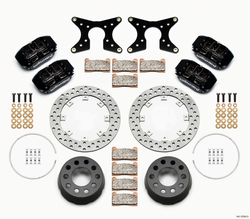 Wilwood Dynapro Lug Mount Dual Rear Dynamic Kit SA Drilled 58-64 Olds/Pont .690in Studs - Mammoth Racing -