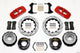 Wilwood Aero4 Rear P-Brake Kit 14.00in Drilled Red Chevy C-10 2.42 Offset 5-lug - Mammoth Racing -