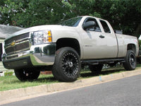 N-Fab Nerf Step 07-13 Chevy-GMC 2500/3500 Ext. Cab 6.5ft Bed - Gloss Black - Bed Access - 3in - Mammoth Racing -