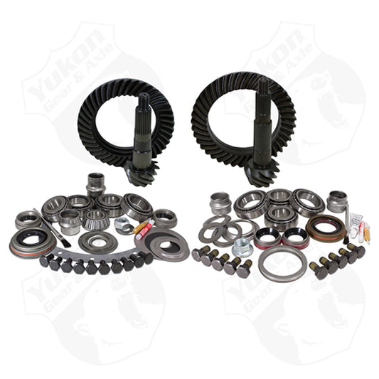 Yukon Gear & Install Kit Package For Jeep XJ w/ Dana 30 Front/Model 35 Rear in a 4.88 Ratio - Mammoth Racing -