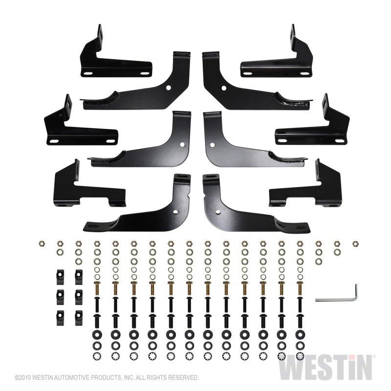 Westin 2020 Jeep Gladiator PRO TRAXX 5 WTW Oval Nerf Step Bars - Black - Mammoth Racing -