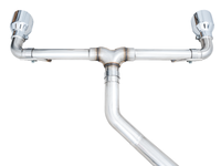AWE 2022 VW GTI MK8  Track Edition Exhaust - Chrome Silver Tips - Mammoth Racing -