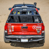 Westin 05-21 Toyota Tacoma 5ft Bed Overland Cargo Rack - Textured Black - Mammoth Racing -
