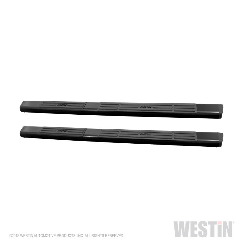 Westin Premier 6 in Oval Side Bar - Mild Steel 75 in - Black - Mammoth Racing -