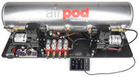 Ridetech RidePro E5 Air Ride Suspension Control System 5 Gallon Dual Compressor AirPod 1/4in Valves - Mammoth Racing -