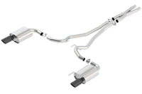 Borla S-Type Cat-Back 15-17 Ford Mustang GT 5.0L V8 MT/AT 2.5in pipe 4in tip (Black Chrome) - My Store