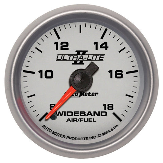 Autometer Ultra-Lite II 2 1/16in 8:1-18:1 AFR Analog Wideband FSE Air/Fuel Ratio Gauge - My Store
