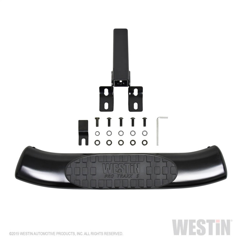 Westin PRO TRAXX 5 Hitch Step 27in Step 2in Receiver - Black - Mammoth Racing -