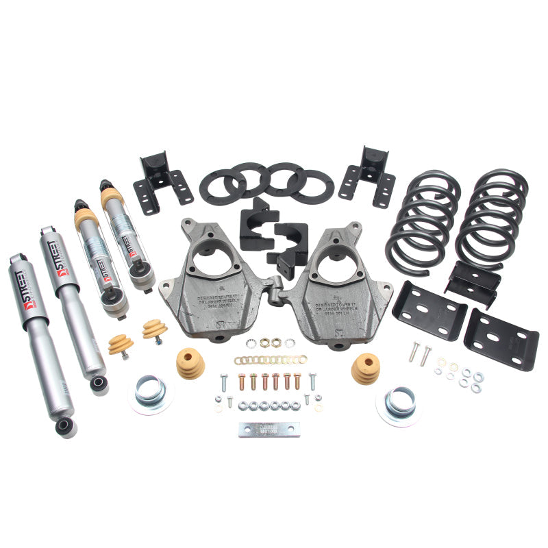 Belltech Lowering KIT 16.5-17 Chevy Silverado Standard Cab 2WD 3-4f / 5-6r - Mammoth Racing -