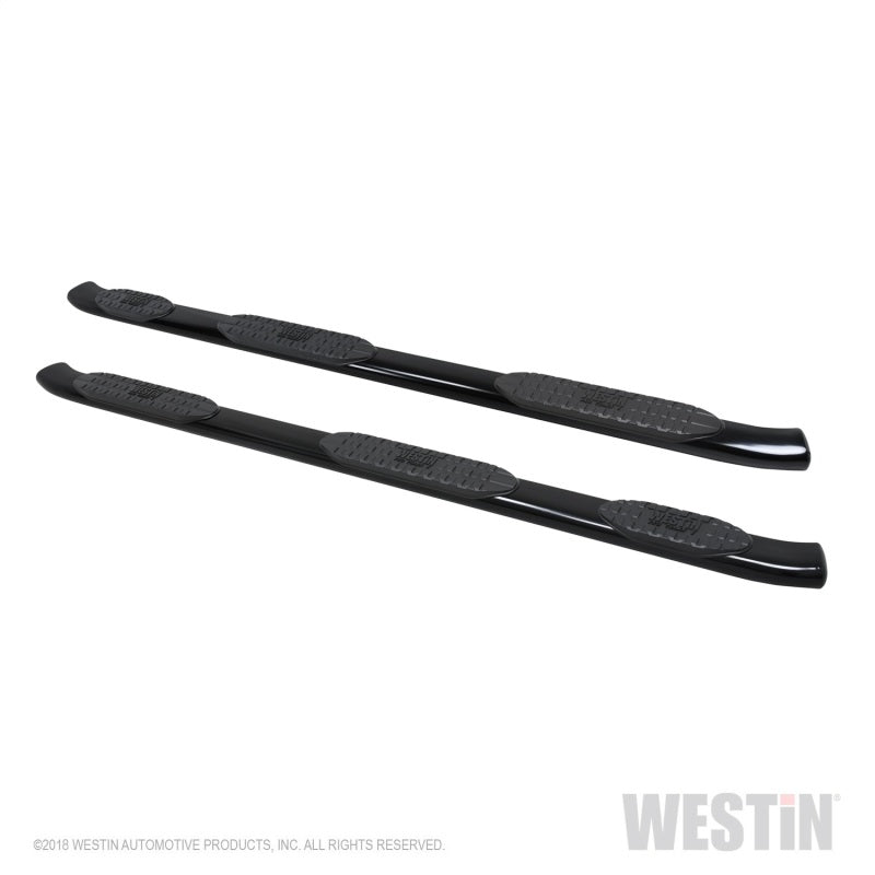 Westin 2019 Chevrolet Silverado/Sierra 1500 CC (5.5ft) PRO TRAXX 5 WTW Oval Nerf Step Bars - Black - Mammoth Racing -