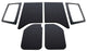 DEI 07-18 Jeep Wrangler JK 2-Door Headliner Complete Kit - Black - Mammoth Racing -