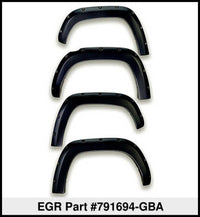 EGR 19-22 Chevrolet Silverado 1500 Traditional Bolt-On Look Fender Flares Black Set Of 4 - Mammoth Racing -