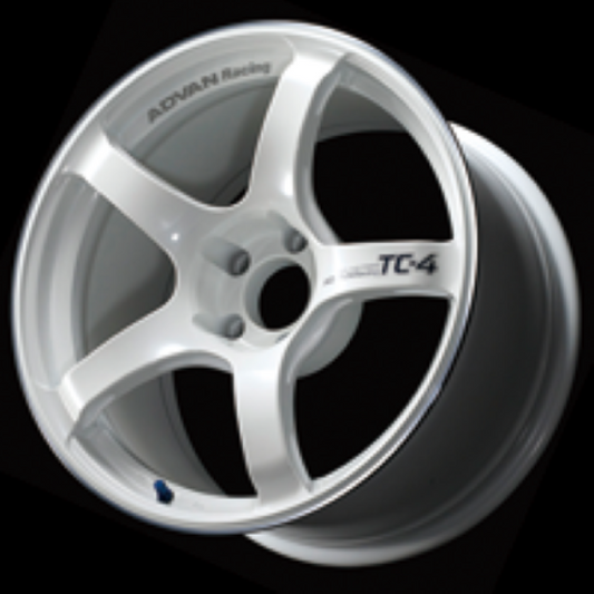 Advan TC4 15x5.0 +45 4-100 Racing White Metallic & Ring Wheel - My Store