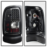 Xtune Dodge Ram 1500 94-01 / Ram 2500/3500 94-02 LED Tail Lights Black ALT-ON-DRAM94-LED-BK - Mammoth Racing -