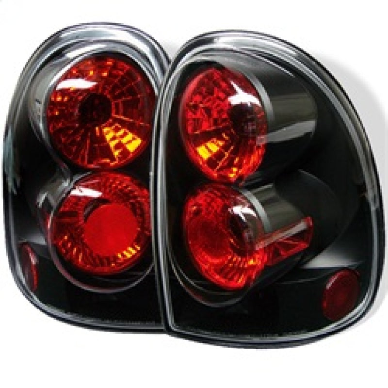 Spyder Dodge Caravan/Grand Caravan 96-00Euro Style Tail Lights Black ALT-YD-DC96-BK - Mammoth Racing -