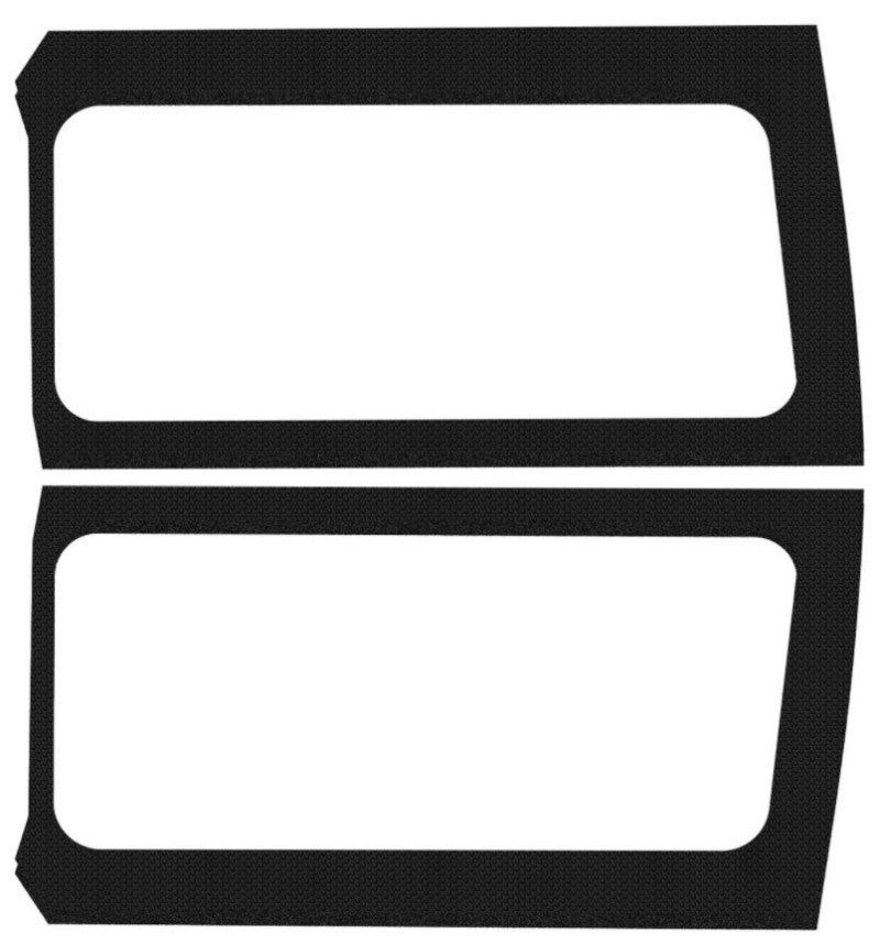 DEI 2019+ Jeep Wrangler JL 2DR Side Window Kit - Black - Mammoth Racing -