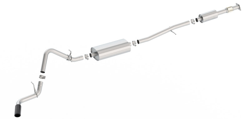 Borla S-Type Cat-Back 19-20 Chevrolet Silverado Side Exit Exhaust - Black Chrome Tip - My Store