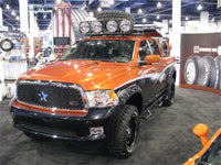 N-Fab Nerf Step 09-15.5 Dodge Ram 1500 Crew Cab 5.7ft Bed - Gloss Black - Bed Access - 3in - Mammoth Racing -