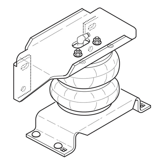 Firestone Ride-Rite Air Helper Spring Kit Rear GM & F350/F450 Cab Chassis (W217602176) - My Store