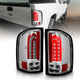 ANZO 2007-2013 Chevrolet Silverado 1500 LED Taillights Chrome - Mammoth Racing -