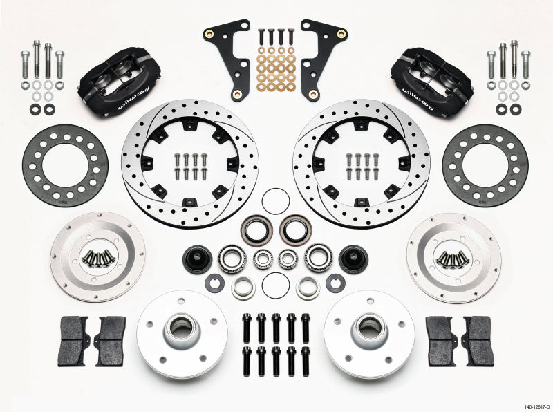 Wilwood Forged Dynalite Front Kit 11.75in Drilled 40-52 Oldsmobile - Mammoth Racing -