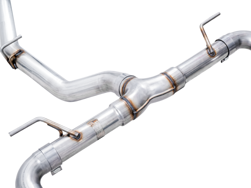 AWE Subaru BRZ / Toyota GR86 / Toyota 86 Track Edition Cat-Back Exhaust- Diamond Black Tips - Mammoth Racing -