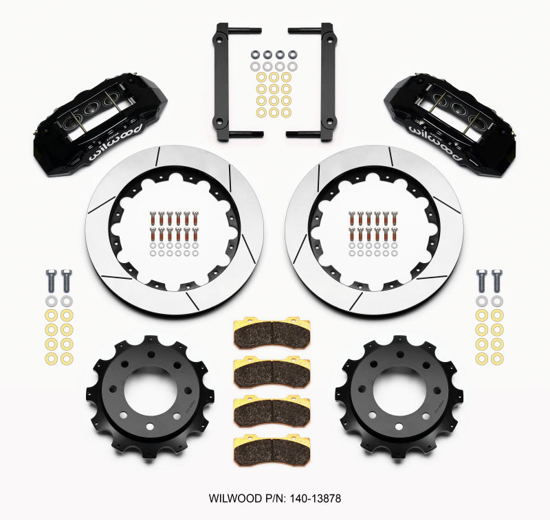 Wilwood Tx6r Rear Kit 16.00in Black 1999-2010 GM H2 / 2500 4.63 Cntr - My Store