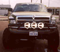 N-Fab Pre-Runner Light Bar 94-01 Dodge Ram 1500/2500/3500 - Tex. Black - Mammoth Racing -