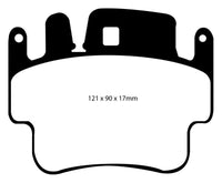 EBC 98-05 Porsche 911 (996) (Cast Iron Rotor only) 3.4 Carrera 2 Yellowstuff Front Brake Pads - My Store