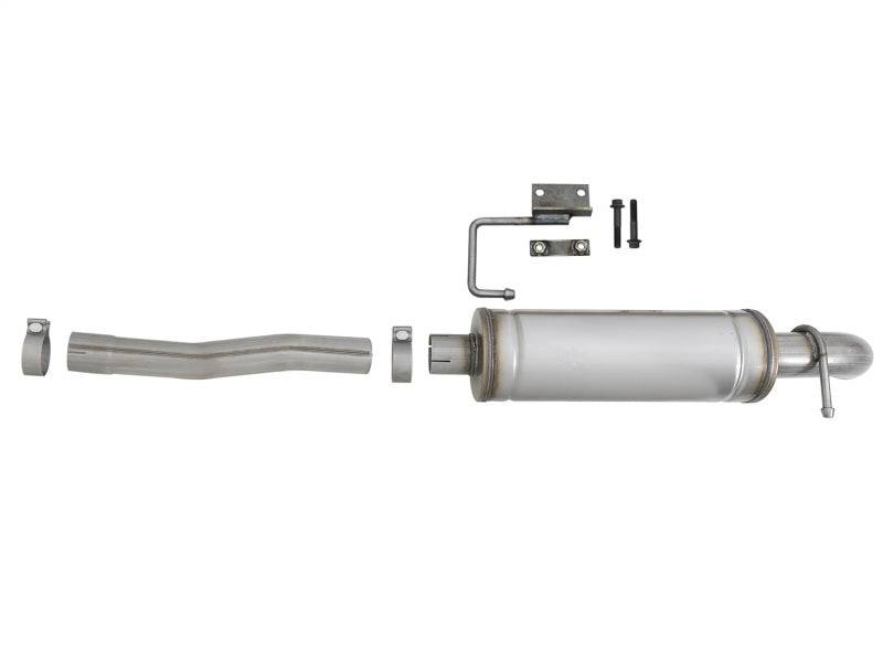 aFe Rock Basher 3in 409 SS Cat-Back Turn-Down Exhaust 12-18 Jeep Wrangler (JK) V6 3.6L/ 07-11 3.8L - My Store