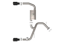 aFe Takeda Hyundai Elantra N 22-23 L4-2.0L (t) 3in SS Axle-Back Exhaust System w/ Black Tips - Mammoth Racing -