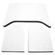 DEI 07-10 Jeep Wrangler JK 2-Door Headliner 3-pc - White - Mammoth Racing -