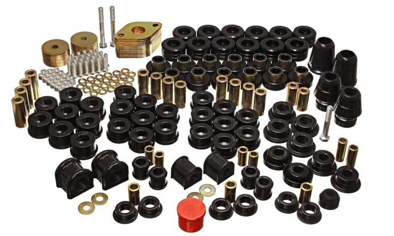 Energy Suspension 07-11 Jeep JK 4dr Black Hyper-Flex Master Bushing Set - Mammoth Racing -