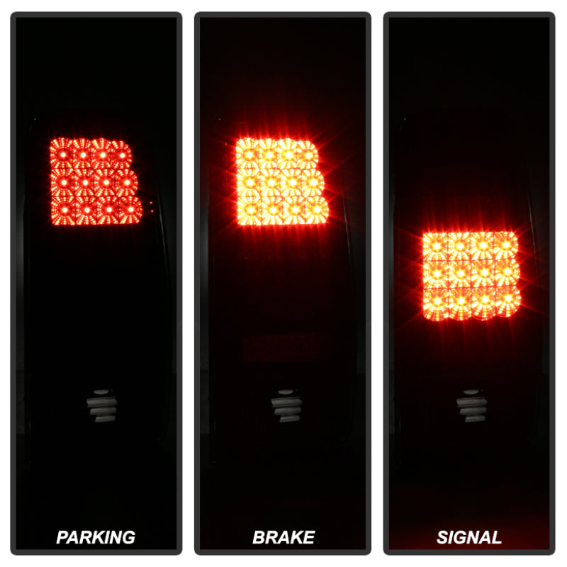 Spyder Chevy Suburban/Tahoe 1500/2500 00-06/GMC Yukon LED Tail Lights Chrome ALT-YD-CD00-LED-C - Mammoth Racing -