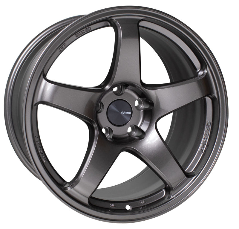 Enkei PF05 18x9.5 5x114.3 25mm Offset 75mm Bore Dark Silver Wheel - Mammoth Racing -