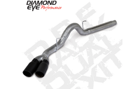 Diamond Eye 18-19 Ford 3.0L Powerstroke F150 - 4in Alum DPF Back Exhaust Kit w/ Tip 4512BRA-DEBK - Mammoth Racing -