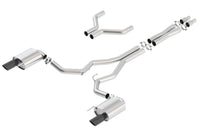 Borla Atak Cat-Back 15-17 Ford Mustang GT 5.0L V8 MT/AT 3in pipe 4in Black Chrome Tips - My Store